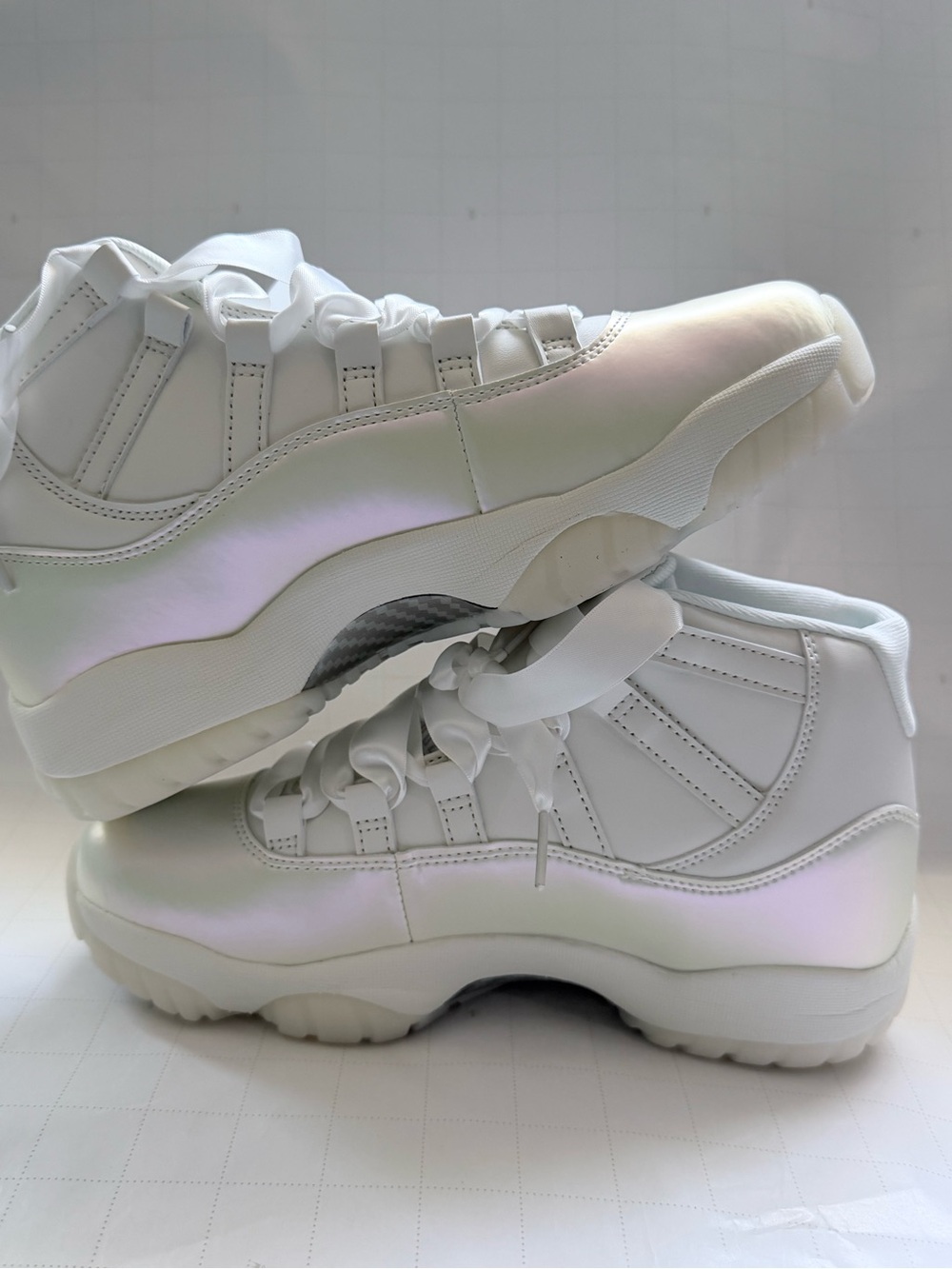 Nike Women's White Iridescent High-Top Sneakers